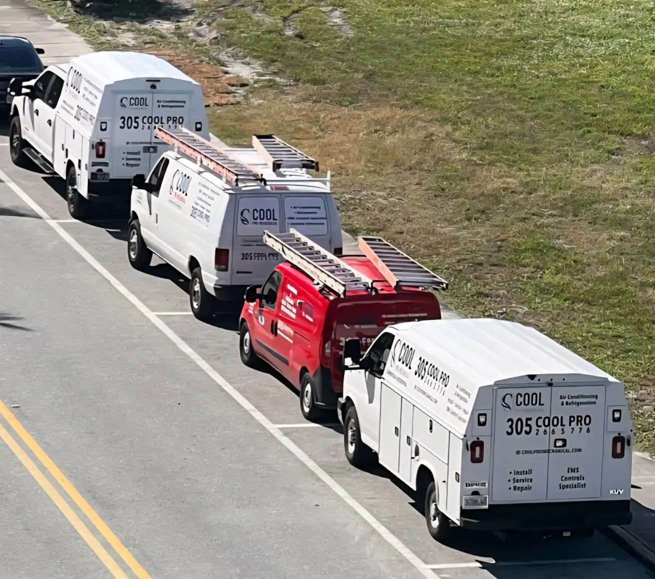 Cool Pro Mechanical fleet vehicles